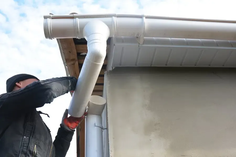 Residential gutter and roofline maintenance