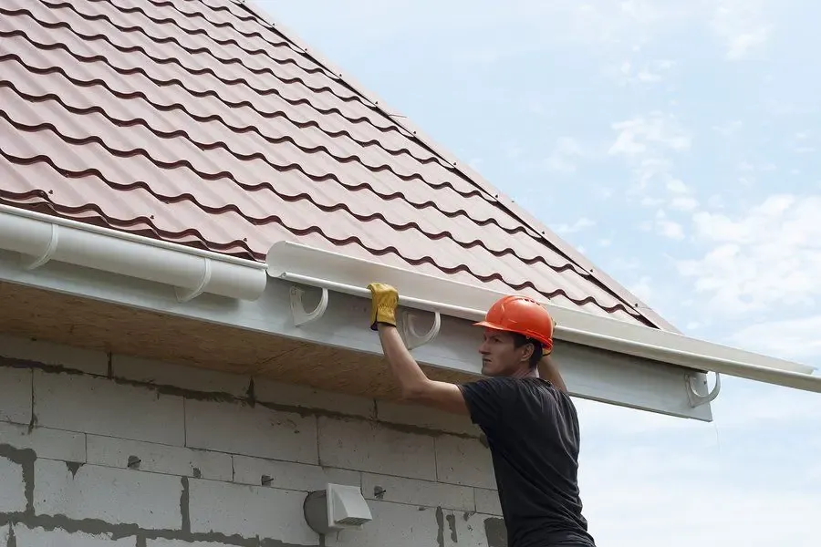 Residential gutter and roofline maintenance