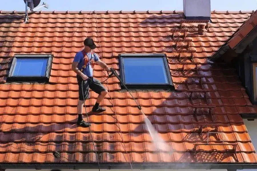 Residential gutter and roofline maintenance